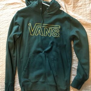 Green Vans Sweathsirt, rare color and logo.